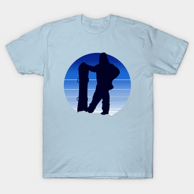 Snowboarder T-Shirt by GarryDeanArt